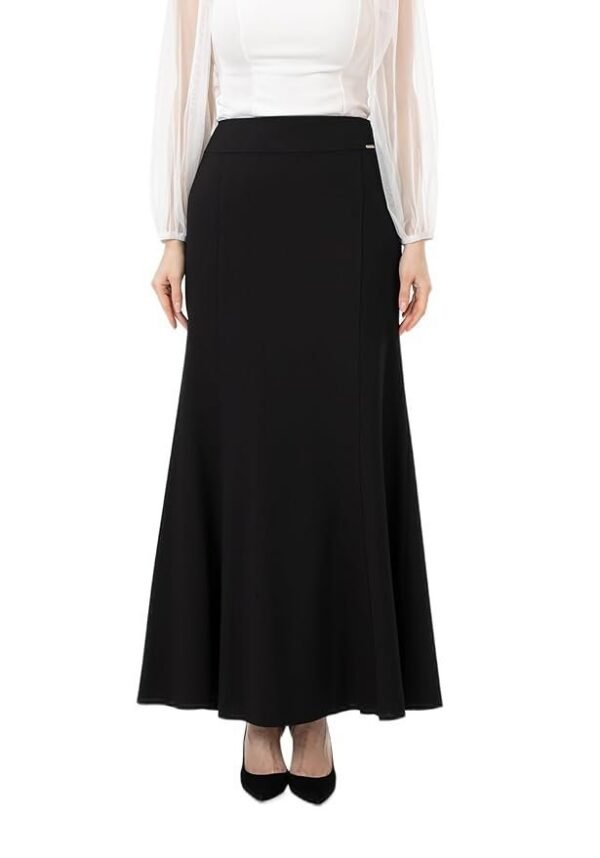 G-Line Fishtail Maxi Skirts for Women, Modest Mermaid Skirt, Long Skirts for Women, Casual High Waist Plus Size Skirt, XS-5XL