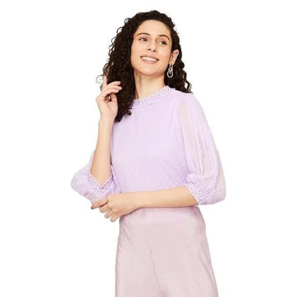 Code by Lifestyle Women Viscose Rayon Regular Fit Solid Top